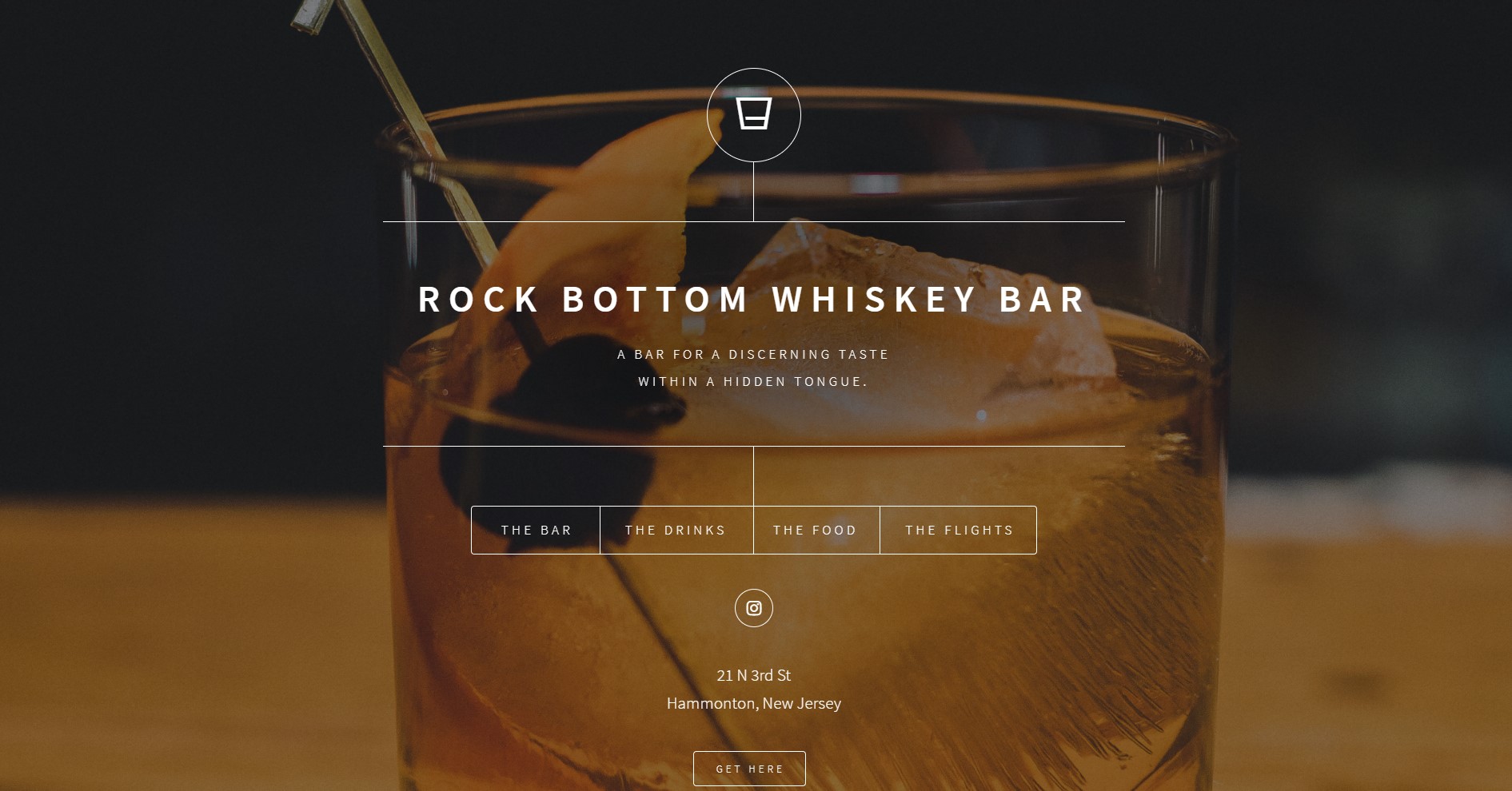 Rock Bottom Whiskey Bar